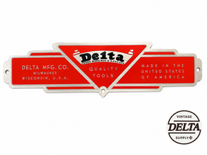 DELTA RED LOGO BADGE