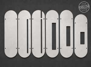 Delta Table Saw/Unisaw Throat Plate Insert – CNC Machined ½” Aluminum | Multiple Styles Available
