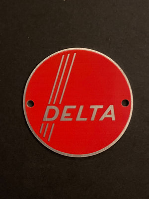 VINTAGE DELTA 3 STRIPE BADGE