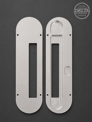 Delta Table Saw/Unisaw Throat Plate Insert – CNC Machined ½” Aluminum | Multiple Styles Available