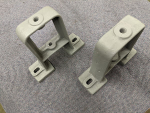 VINTAGE DELTA WOOD LATHE UPRIGHT SHAFT SUPPORTS FOR ADDING A COUNTERSHAFT