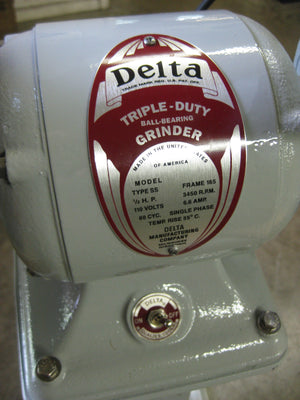 Delta Triple Duty Grinder Name Plate