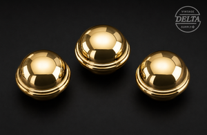 Delta Saturn Knob in Solid Brass Limited Edition