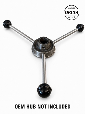 DELTA 17-600 DRILL PRESS 3 SPOKE HANDLES ONLY 7/16 20