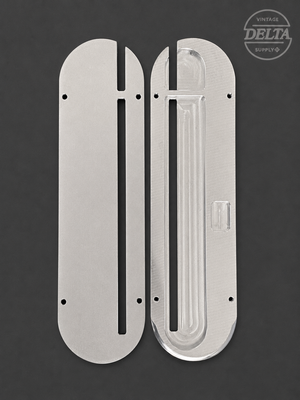 Delta Table Saw/Unisaw Throat Plate Insert – CNC Machined ½” Aluminum | Multiple Styles Available