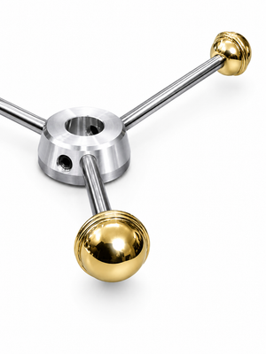 DELTA DRILL PRESS - THREE SPOKE HUB AND HANDLE UPGRADE FOR DP220 WITH SOLID BRASS KNOBS