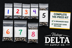 DELTA UNISAW STAINLESS STEEL HARDWARE KIT - 145 PIECE