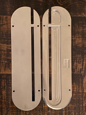Delta Table Saw/Unisaw Throat Plate Insert – CNC Machined ½” Aluminum | Multiple Styles Available