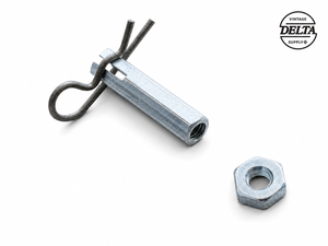ROD AND SWITCH KIT FOR A VINTAGE DELTA MACHINE ON AN OPEN SPLAYED LEG STAND