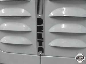 DELTA UNISAW/SHAPER DUST DOOR BADGE