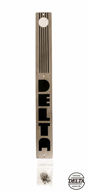 DELTA UNISAW/SHAPER DUST DOOR BADGE