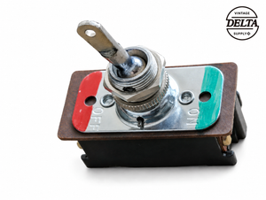 ROD AND SWITCH KIT FOR A VINTAGE DELTA MACHINE ON AN OPEN SPLAYED LEG STAND