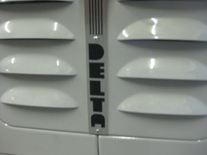 DELTA UNISAW/SHAPER DUST DOOR BADGE