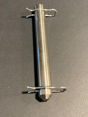 STAINLESS-STEEL DELTA ROCKWELL 10" UNISAW MOTOR MOUNTING PIN WITH CLIPS