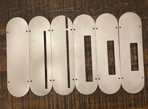 Delta Table Saw/Unisaw Throat Plate Insert – CNC Machined ½” Aluminum | Multiple Styles Available