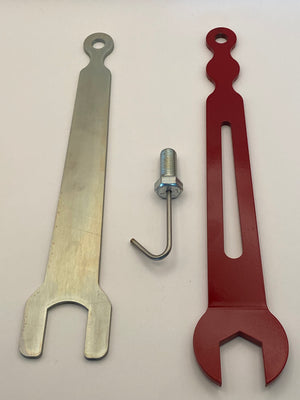 DELTA UNISAW/CONTRACTOR SAW ARBOR WRENCHS AND HANGER