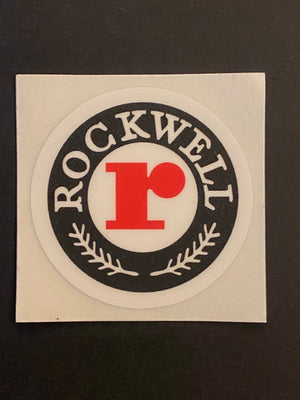 VINTAGE ROCKWELL DECAL 2"