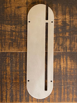 Delta Table Saw/Unisaw Throat Plate Insert – CNC Machined ½” Aluminum | Multiple Styles Available