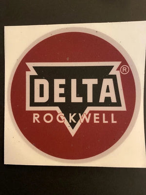 VINTAGE DELTA ROCKWELL DECAL