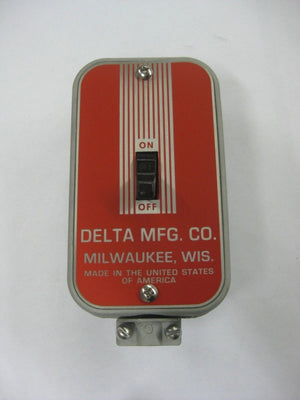 VINTAGE SWITCH PLATES - Delta Unisaw and Delta Mfg styles - new stainless steel